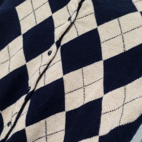 J Crew Women's Button-Down Shimmery Wool Cashmere Blend Cardigan Sweater Size S - Picture 5 of 12